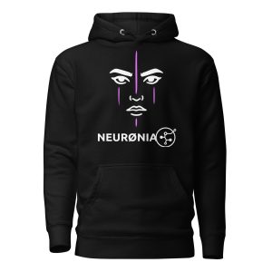 NEURØNIA Lyra Face Hoodie