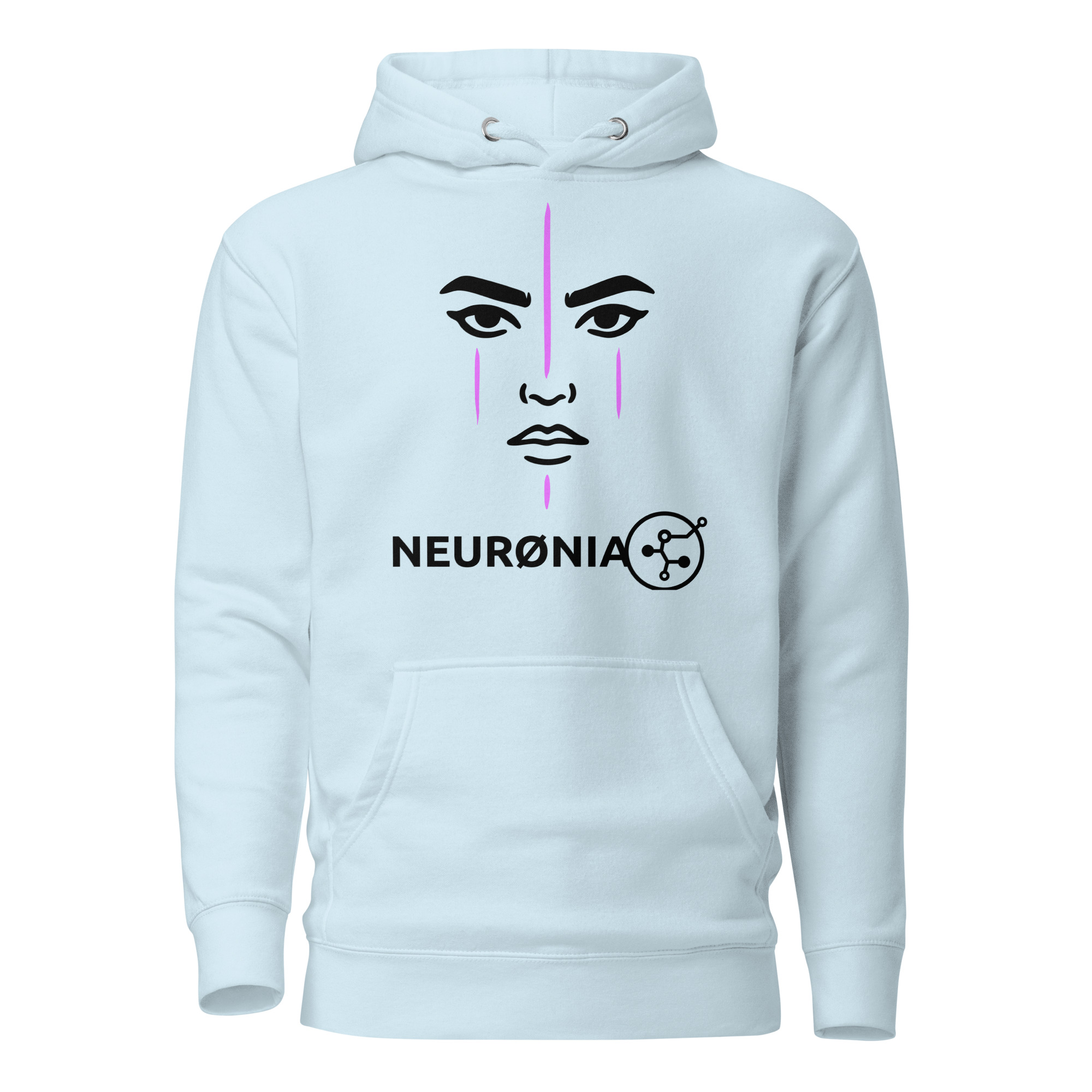 NEURØNIA Lyra Face Hoodie - Image 6