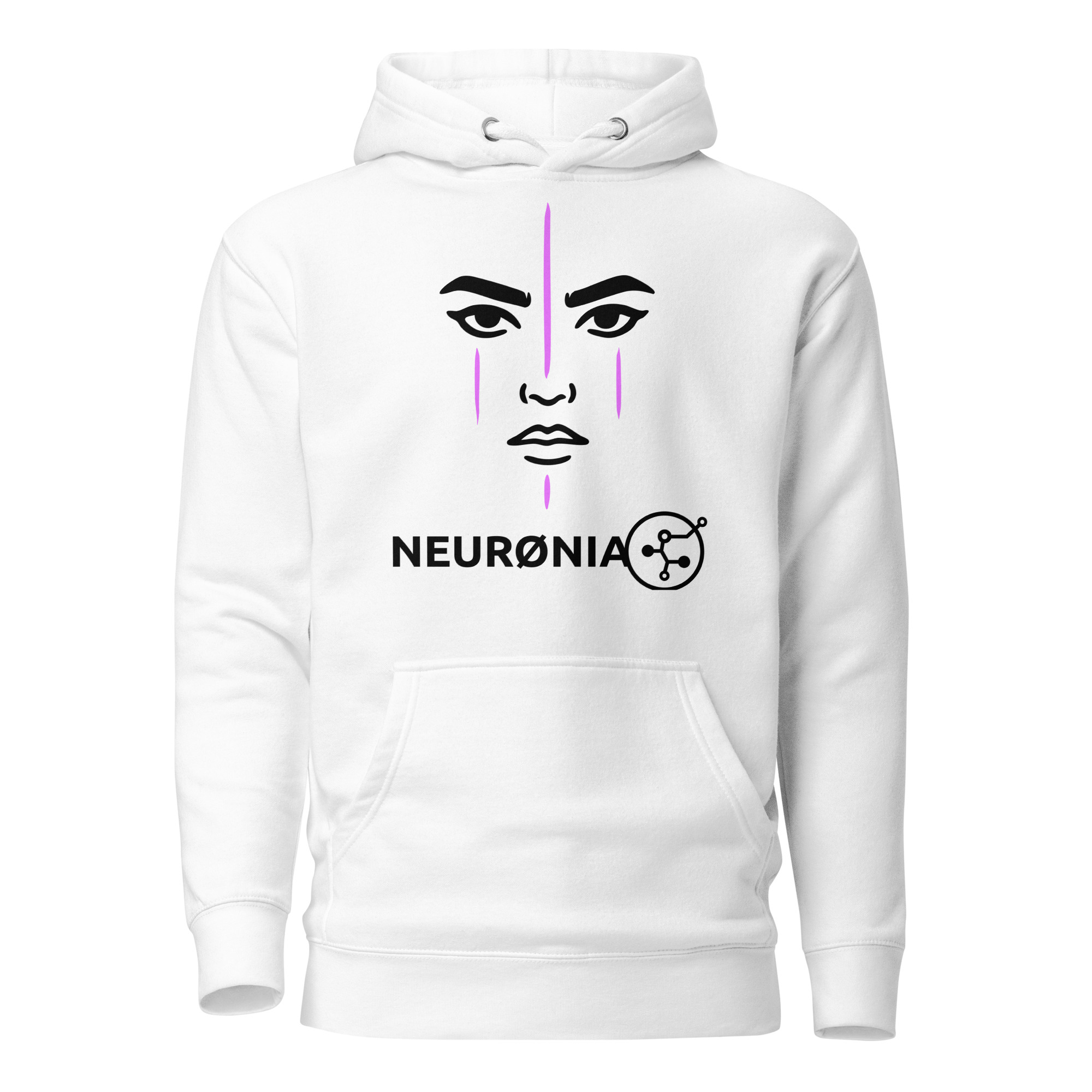 NEURØNIA Lyra Face Hoodie