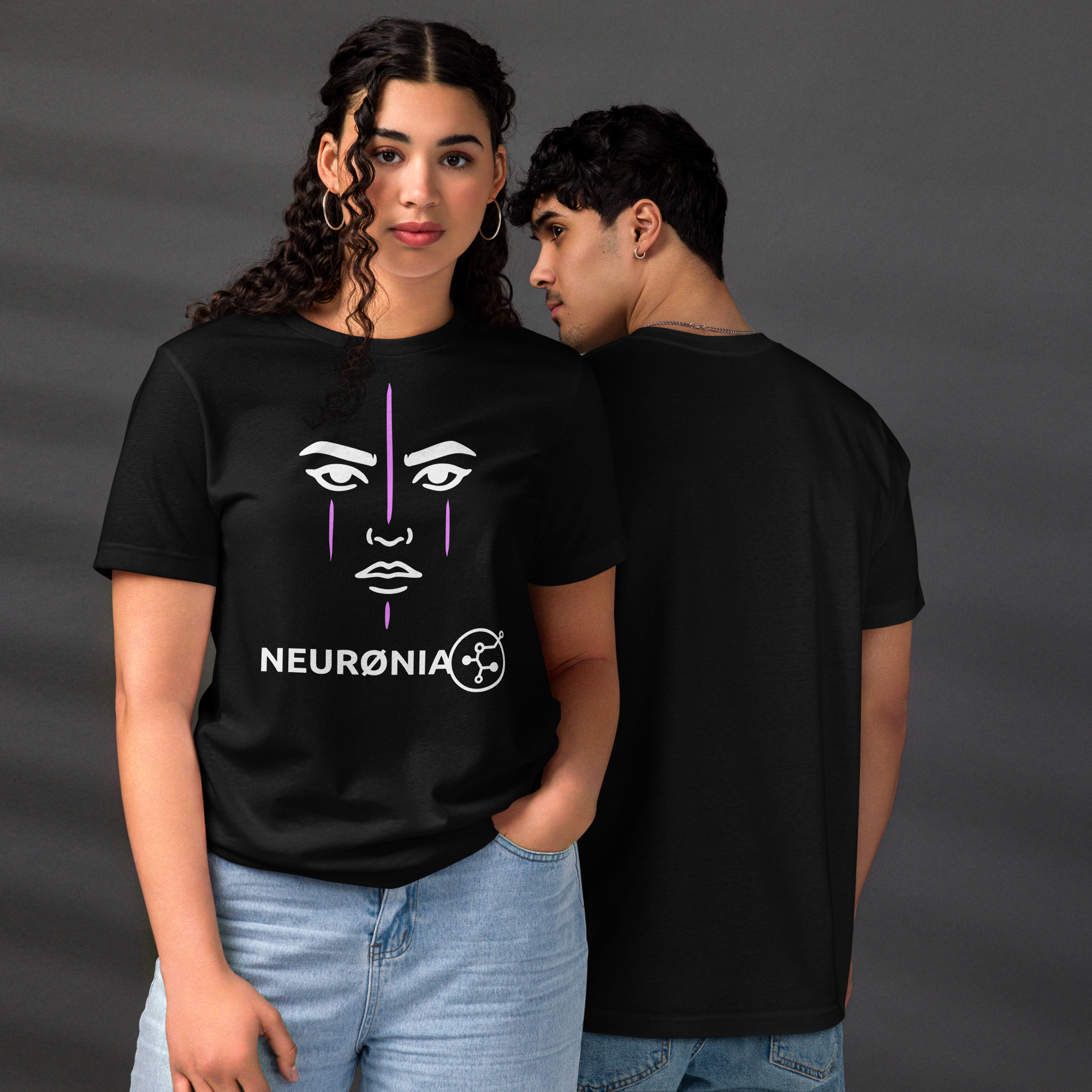NEURØNIA Lyra Face Tee - Image 2